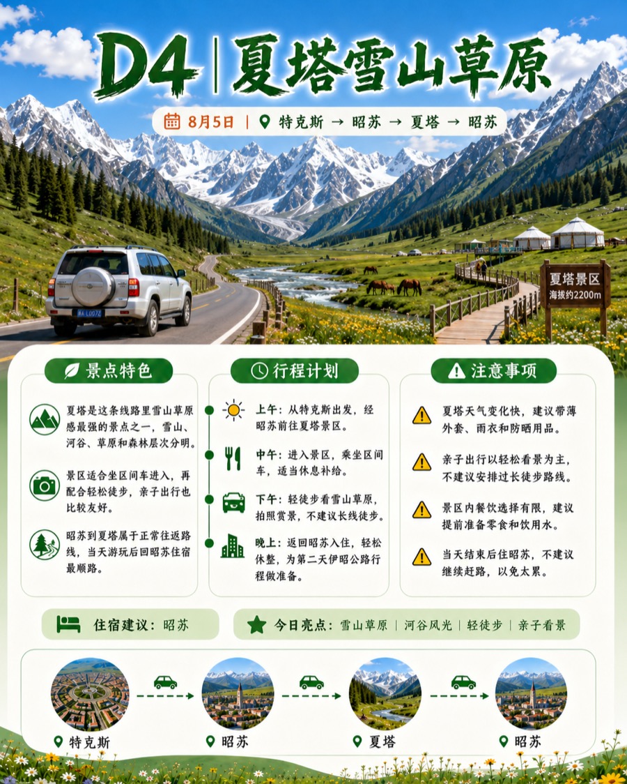 第 4 天行程图